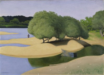 Bancos de arena en el Loira de Felix Edouard Vallotton