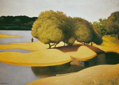 Arenas en el borde del Loira de Felix Edouard Vallotton