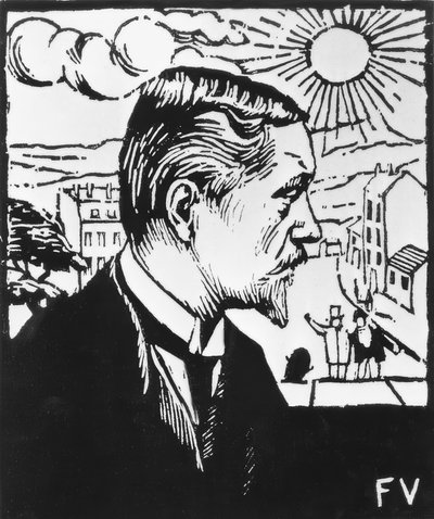 Autorretrato de Felix Edouard Vallotton