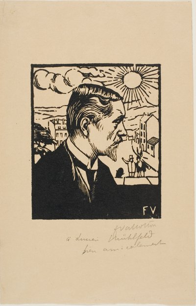 Autorretrato de Felix Edouard Vallotton