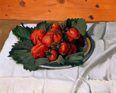 Naturaleza muerta con fresas, 1921 de Felix Edouard Vallotton