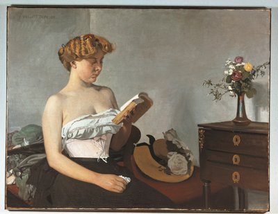 Suiza, Berna, Mujer Leyendo de Felix Edouard Vallotton