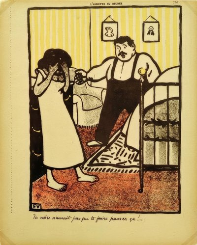 ¿Tu madre no podría haber pasado eso? de Felix Edouard Vallotton