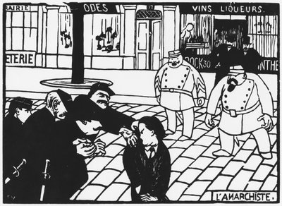 El anarquista, 1892 de Felix Edouard Vallotton