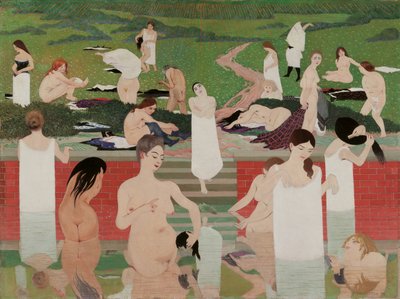 El baño: tarde de verano Le bain au soir d