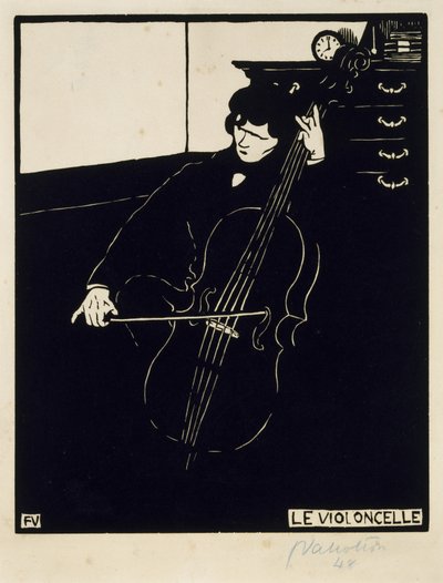 El violonchelo de Felix Edouard Vallotton