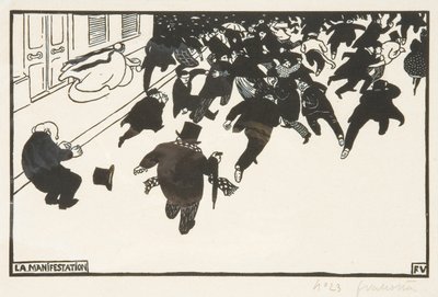 La Demostración, 1893 de Felix Edouard Vallotton