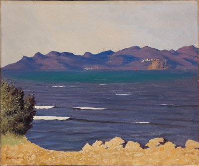 El Esterel y la Bahía de Cannes de Felix Edouard Vallotton