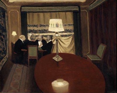 El juego de póker, 1902 de Felix Edouard Vallotton