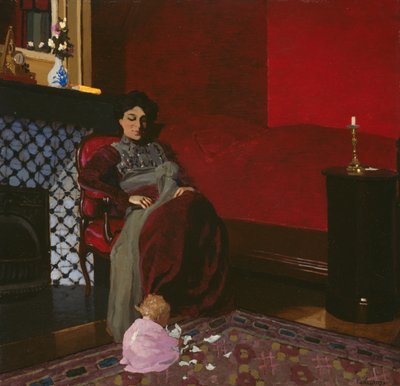 La Habitación Roja, Etretat de Felix Edouard Vallotton