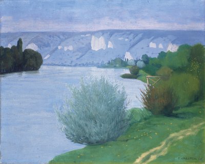 El Sena cerca de Les Andelys de Felix Edouard Vallotton