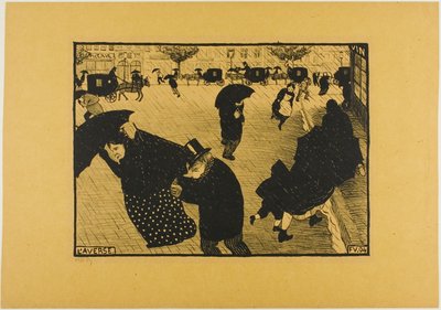 La ducha de Felix Edouard Vallotton