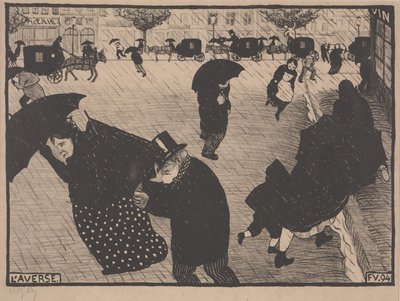 La ducha de Felix Edouard Vallotton