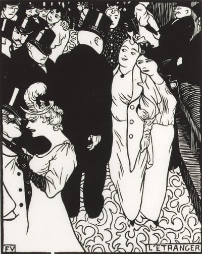 El extraño, 1894 de Felix Edouard Vallotton