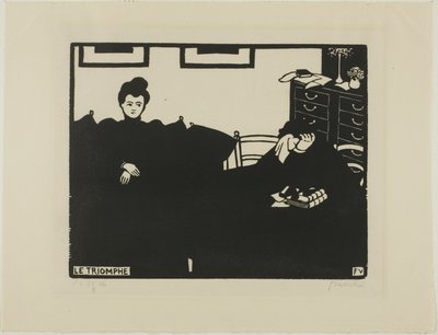 El triunfo, placa dos de Intimidades de Felix Edouard Vallotton
