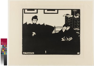 El triunfo, lámina dos de Intimidades, 1898 de Felix Edouard Vallotton