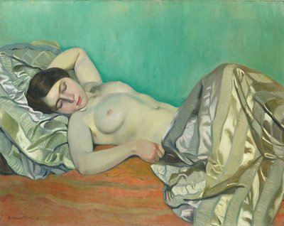 Torso de una mujer reclinada, 1913 de Felix Edouard Vallotton