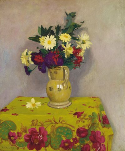 Margaritas amarillas y varias flores, 1911 de Felix Edouard Vallotton