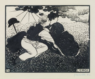 La emoción, 1894 de Felix Edouard Vallotton
