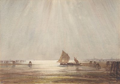 Barco de pesca veneciano de Felix Francois Georges Philibert Ziem