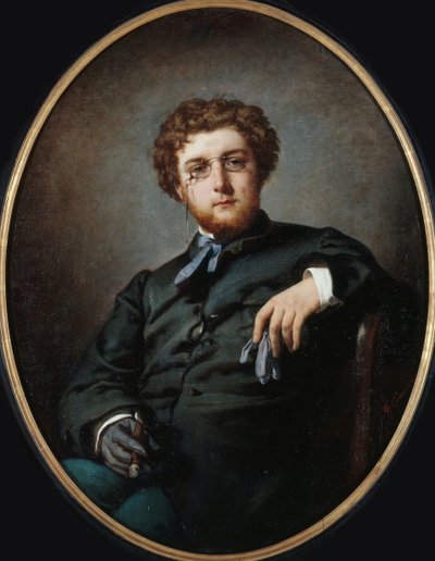 Retrato del compositor Georges Bizet 1838-1875, ca 1865 de Felix Henri Giacomotti