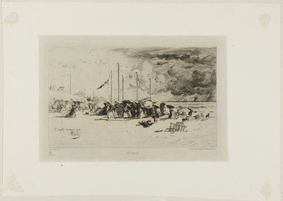 Una tormenta en Trouville de Felix Hilaire Buhot