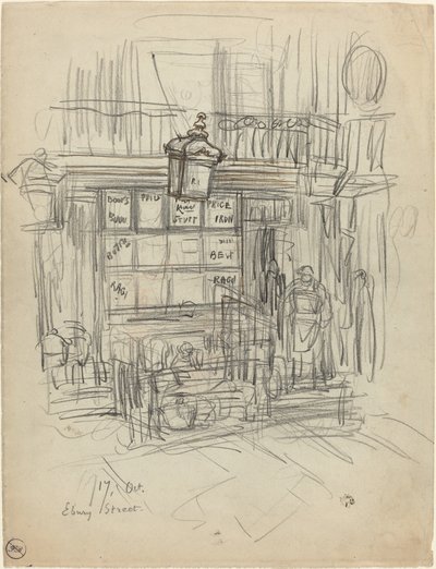 Calle Ebury de Felix Hilaire Buhot