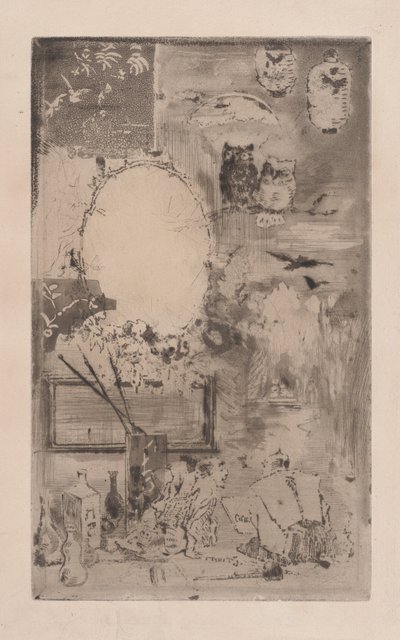 Bautismo japonés, 1860-98 de Felix Hilaire Buhot