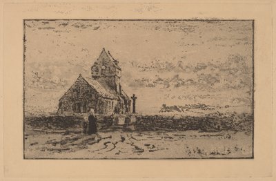 La iglesia de Jobourg de Felix Hilaire Buhot