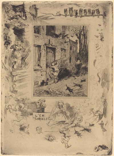 La Casa de los Condenados de Felix Hilaire Buhot