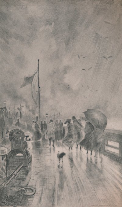 Desembarco en Inglaterra, 1879, 1946 de Felix Hilaire Buhot