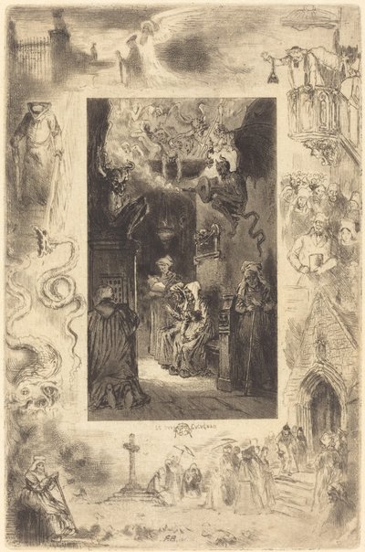 El Cura de Cucugnan de Felix Hilaire Buhot