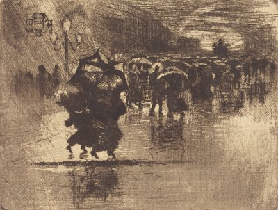 El Pequeño Entierro, 1878 de Felix Hilaire Buhot