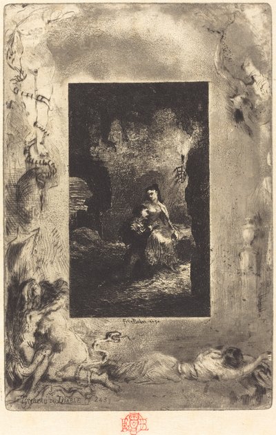 La tumba del diablo de Felix Hilaire Buhot