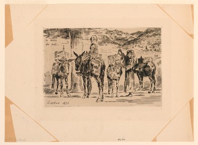 Los Burros del Mediodía de Felix Hilaire Buhot