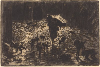 Los Noctámbulos de Felix Hilaire Buhot