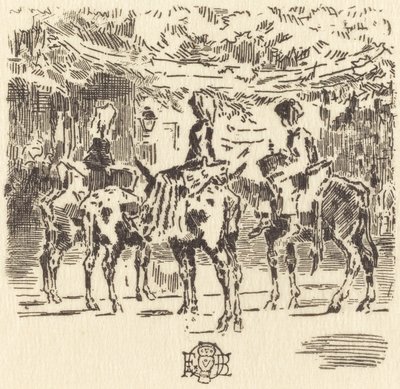 Los Pequeños Asnos de Luchon de Felix Hilaire Buhot