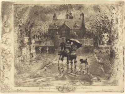 Los Vecinos del Campo, 1879-1880 de Felix Hilaire Buhot