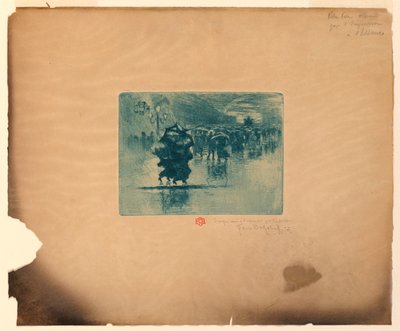 Calle Lluviosa de Felix Hilaire Buhot