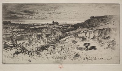La Capilla Saint-Michel en LEstre, 1881 de Felix Hilaire Buhot