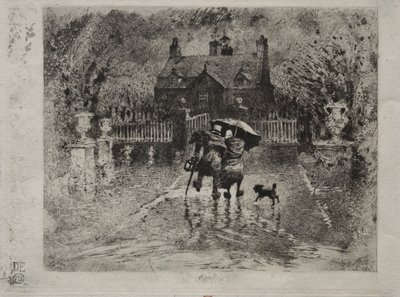 Los vecinos del campo, 1879-1880 de Felix Hilaire Buhot