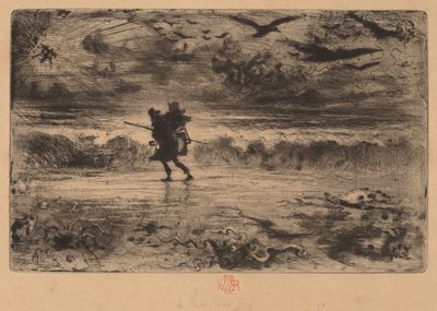 El pintor marino de Felix Hilaire Buhot