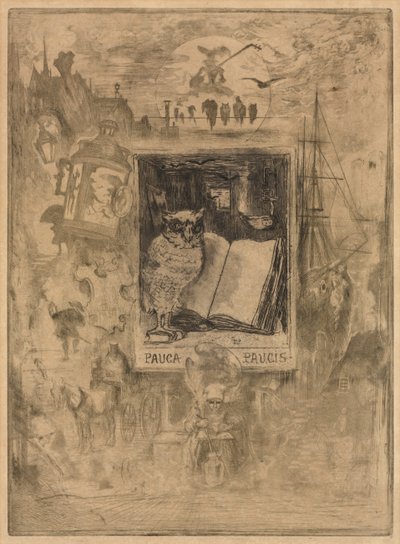 El búho de Felix Hilaire Buhot