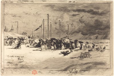 Un grano en Trouville, 1874-1875 de Felix Hilaire Buhot