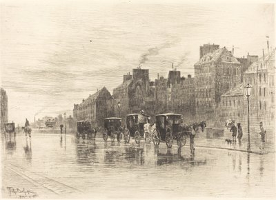 Una Mañana de Invierno en el Quai de l
