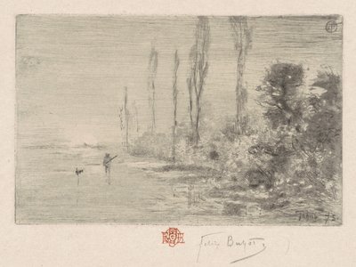 Una mañana de otoño de Felix Hilaire Buhot