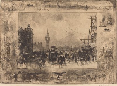 Puente de Westminster de Felix Hilaire Buhot