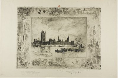 Palacio de Westminster de Felix Hilaire Buhot