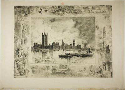 Palacio de Westminster de Felix Hilaire Buhot