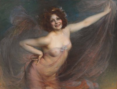 Retrato de Loie Fuller de Felix Hippolyte Lucas